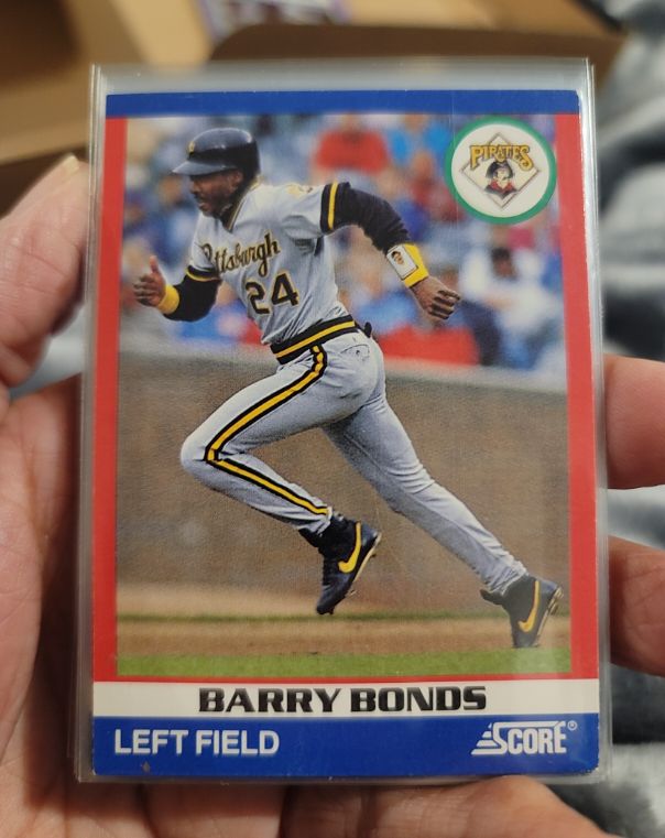 1991 Score #26 Barry Bonds — front