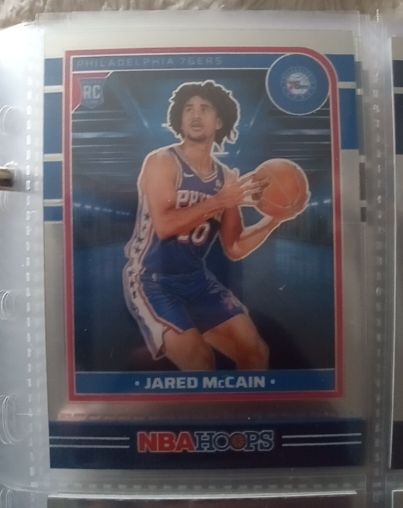 2024-25 Panini NBA Hoops #246 Jared McCain Rookie RC — front