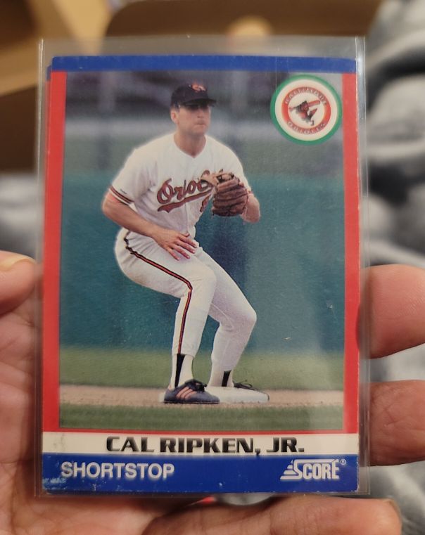 1991 Score 100 Superstars #21 Cal Ripken Jr. — front