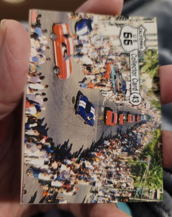 California US 66 Collector Card #43 — front