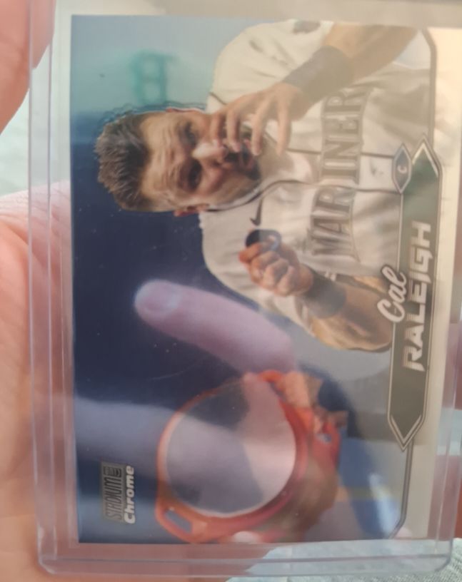 2024 Topps Stadium Club Chrome #247 Cal Raleigh — front