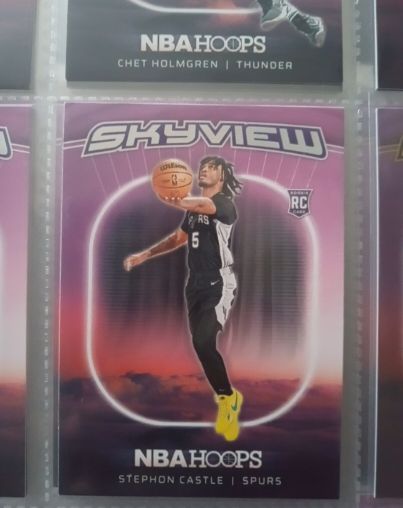 2024-25 Panini NBA Hoops Skyview #3 Stephon Castle — front