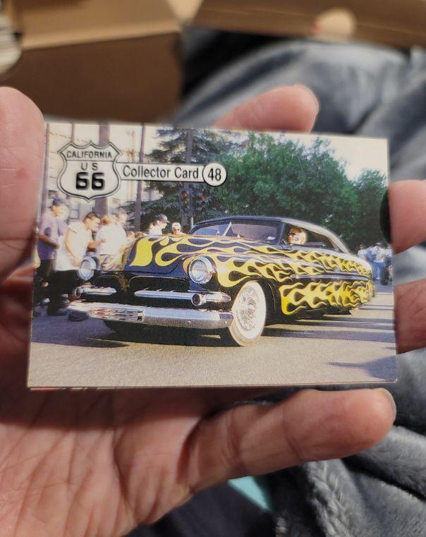 California US 66 Collector Card #48 — front
