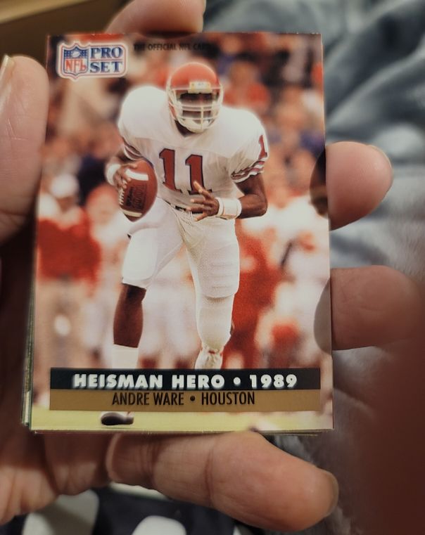 1991 Pro Set #38 Andre Ware — front