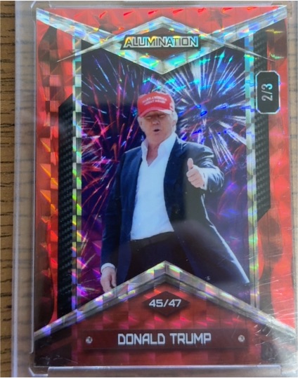 2025 Wild Card Alumination #45/47 Donald Trump — front