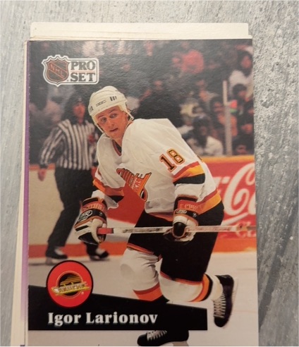 1991 Pro Set #246 Igor Larionov — front