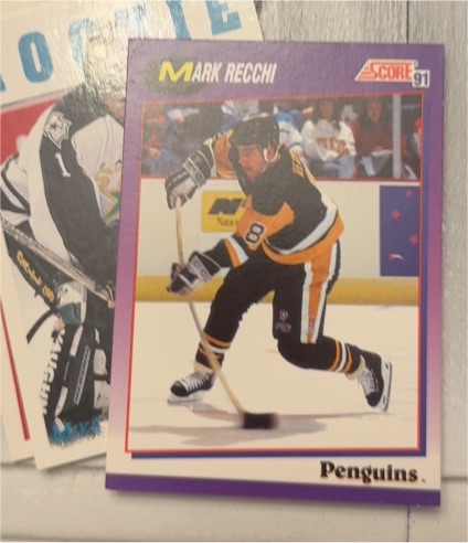 1991-92 Score #145 Mark Recchi — front