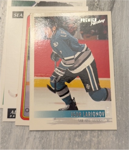 1991 Premier Hockey Igor Larionov San Jose Sharks — front