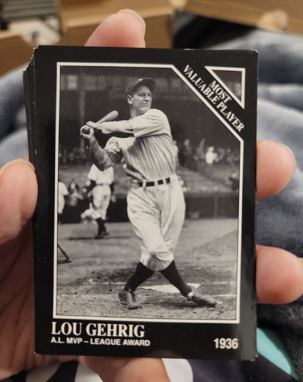 1991 The Sporting News Conlon Collection #310 Lou Gehrig — front