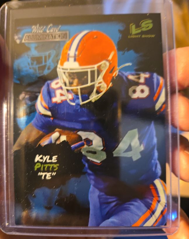 2021 Wild Card Alumination Light Show #LS-12 Kyle Pitts — front