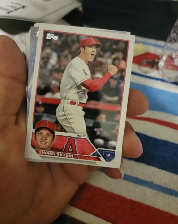 2023 Topps Series One #17 Shohei Ohtani Los Angeles Angels — front