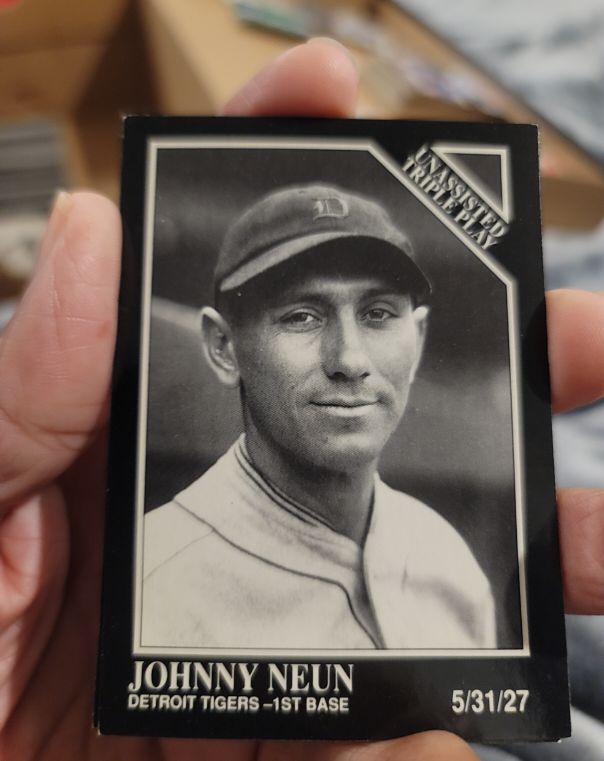 1991 The Sporting News Conlon Collection #204 Johnny Neun — front