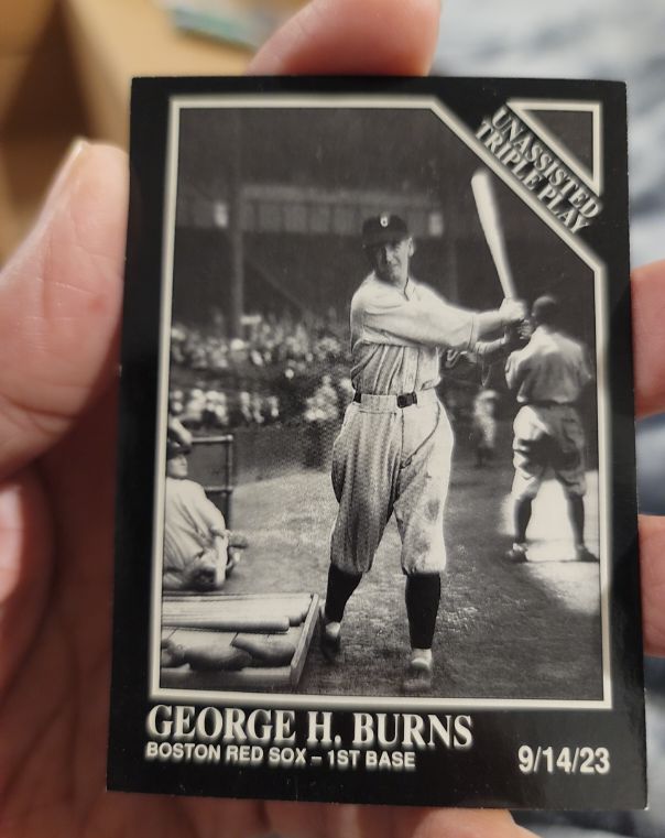 1991 The Sporting News Conlon Collection #201 George H. Burns — front