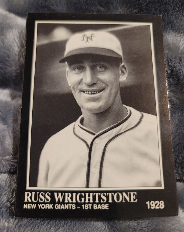 1991 The Sporting News Conlon Collection #238 Russ Wrightstone — front