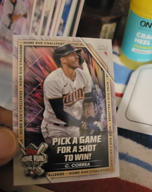 2023 Topps Home Run Challenge #HRC-26 Carlos Correa — front