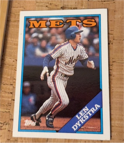 1988 Topps #655 Len Dykstra — front