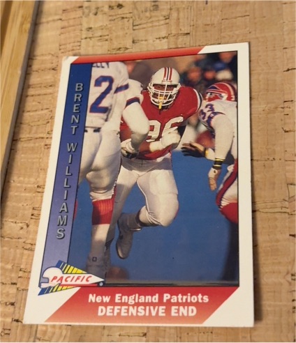 1991 Pacific #317 Brent Williams — front