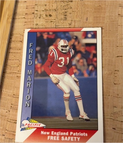1991 Pacific Football #310 Fred Marion — front