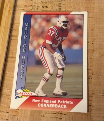 1991 Pacific #308 Maurice Hurst — front
