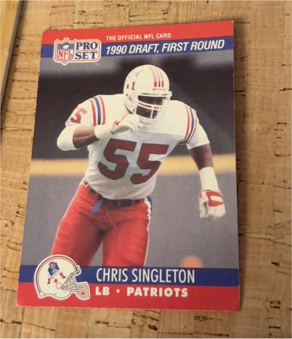 1990 Pro Set #676 Chris Singleton — front