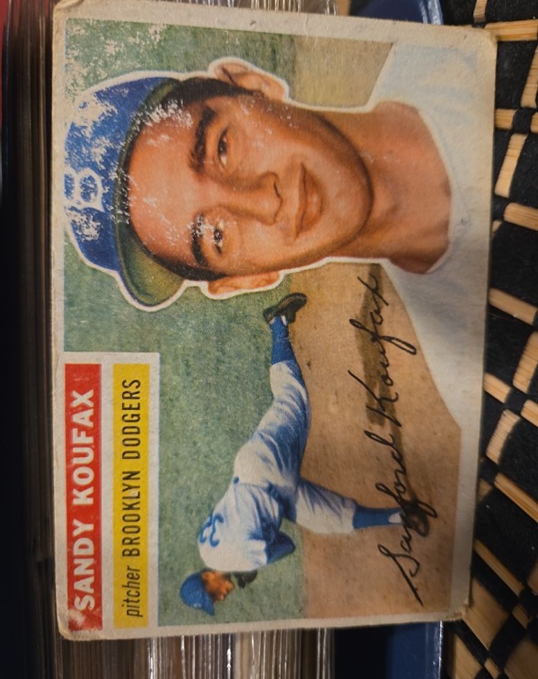 1956 Topps #79 Sandy Koufax — front