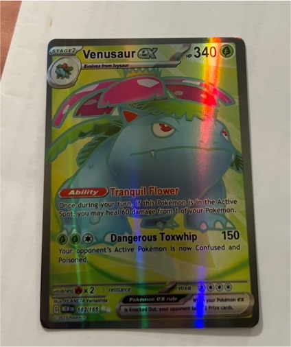 2023 Pokémon Scarlet & Violet 151 #182 Venusaur ex — front