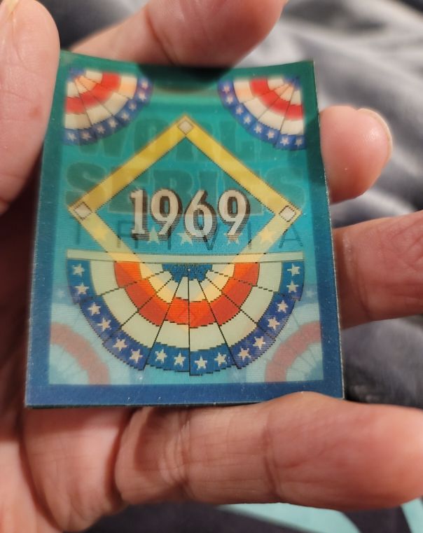 1991 Score World Series Trivia Magic Motion 1969 — front