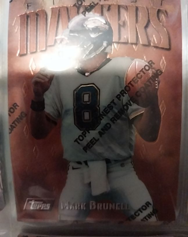 1997 Topps Finest Masters #1 Mark Brunell — front