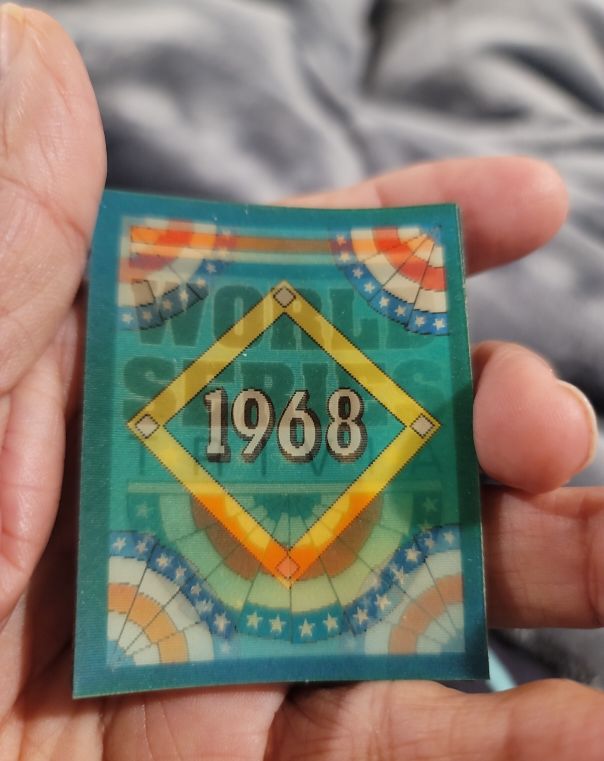 1991 Score World Series Trivia 1968 — front