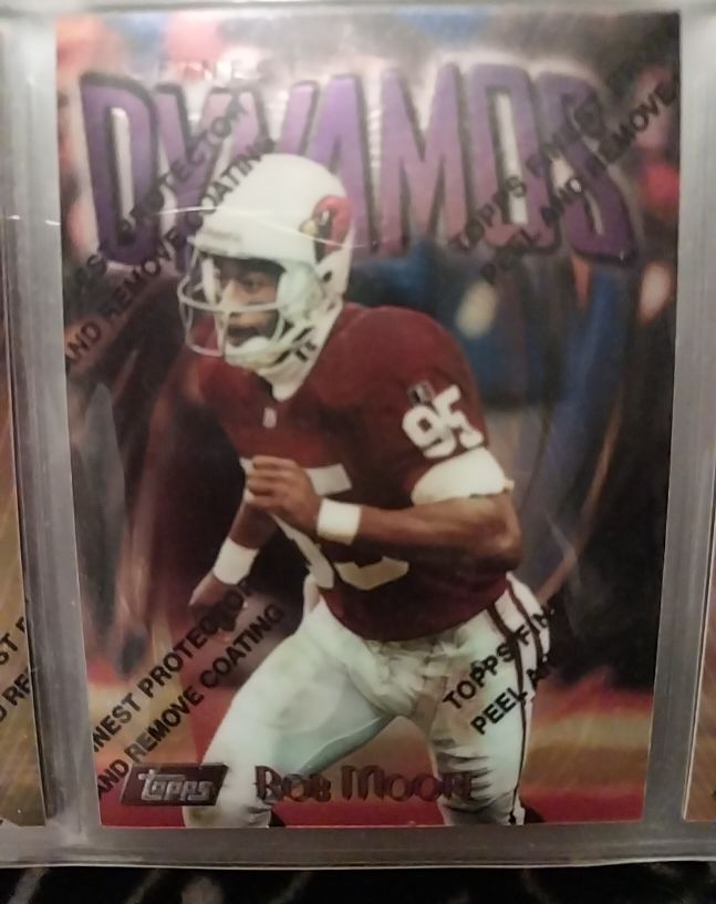 1997 Topps Finest #8 Rob Moore — front