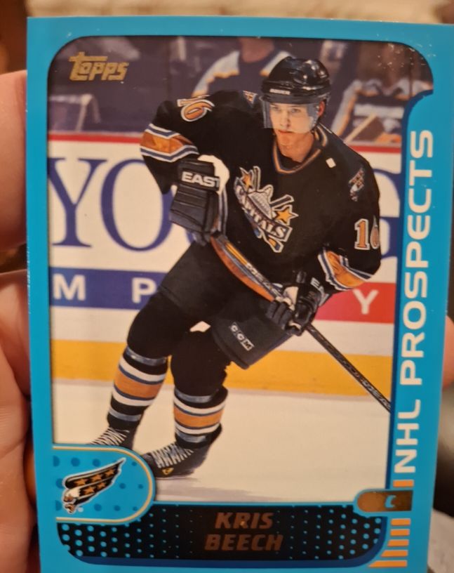 2001-02 Topps #273 Kris Beech NHL Prospect Washington Capitals — front