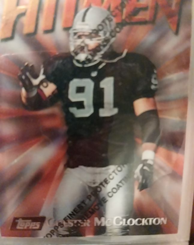 1997 Topps Finest Football #21 Chester McGlockton — front