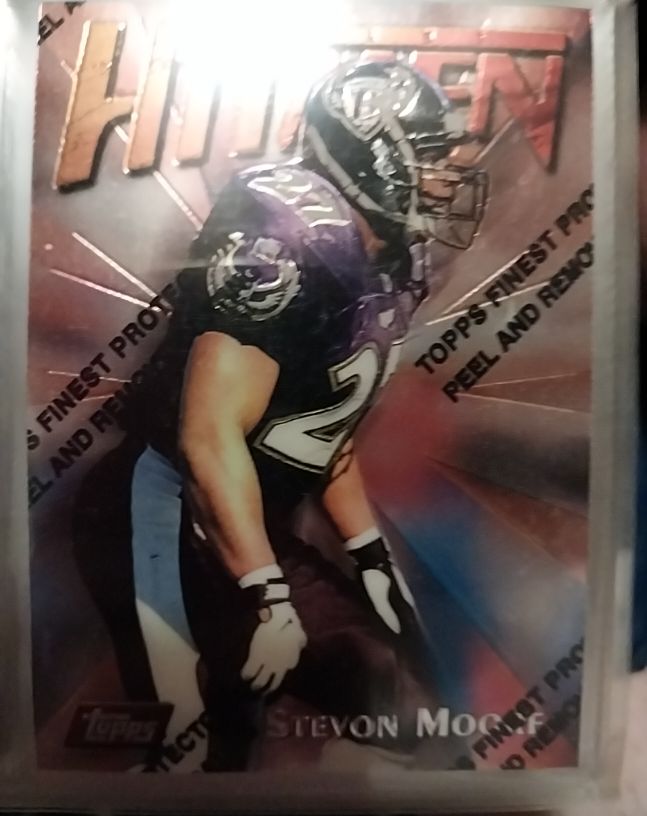 1997 Topps Finest #27 Stevon Moore — front