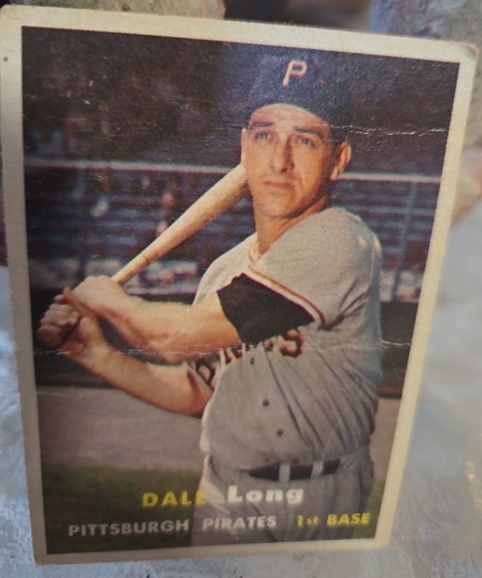 1957 Topps #3 Dale Long — front