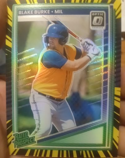 2025 Donruss Optic #179 Blake Burke — front