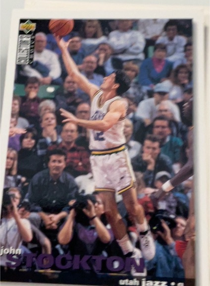 1995-96 Upper Deck Collector's Choice #106 John Stockton — front