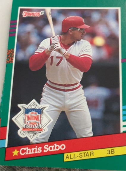 1991 Donruss #440 Chris Sabo — front