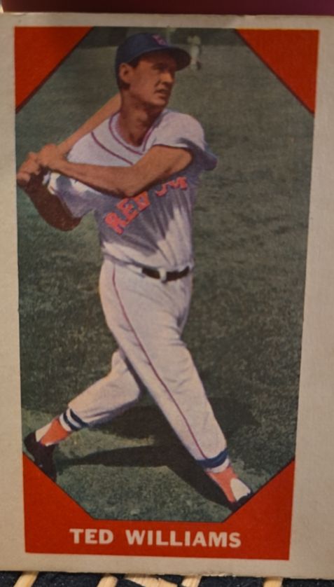 1960 Fleer #72 Ted Williams — front