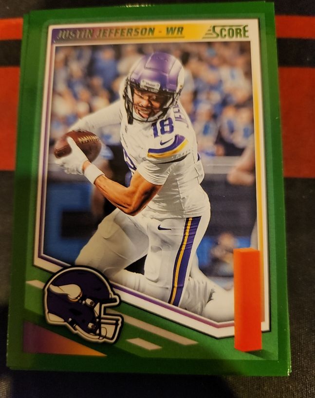 2025 Panini Score #230 Justin Jefferson — front