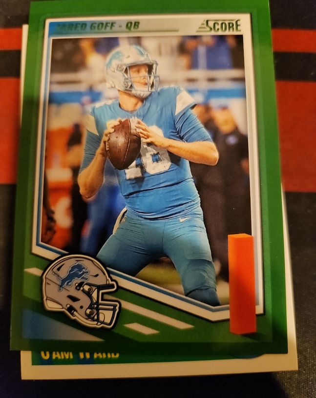 2025 Panini Score #154 Jared Goff — front