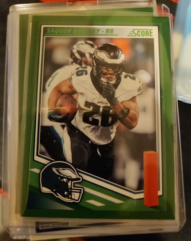 2025 Panini Score Football #61 Saquon Barkley — front