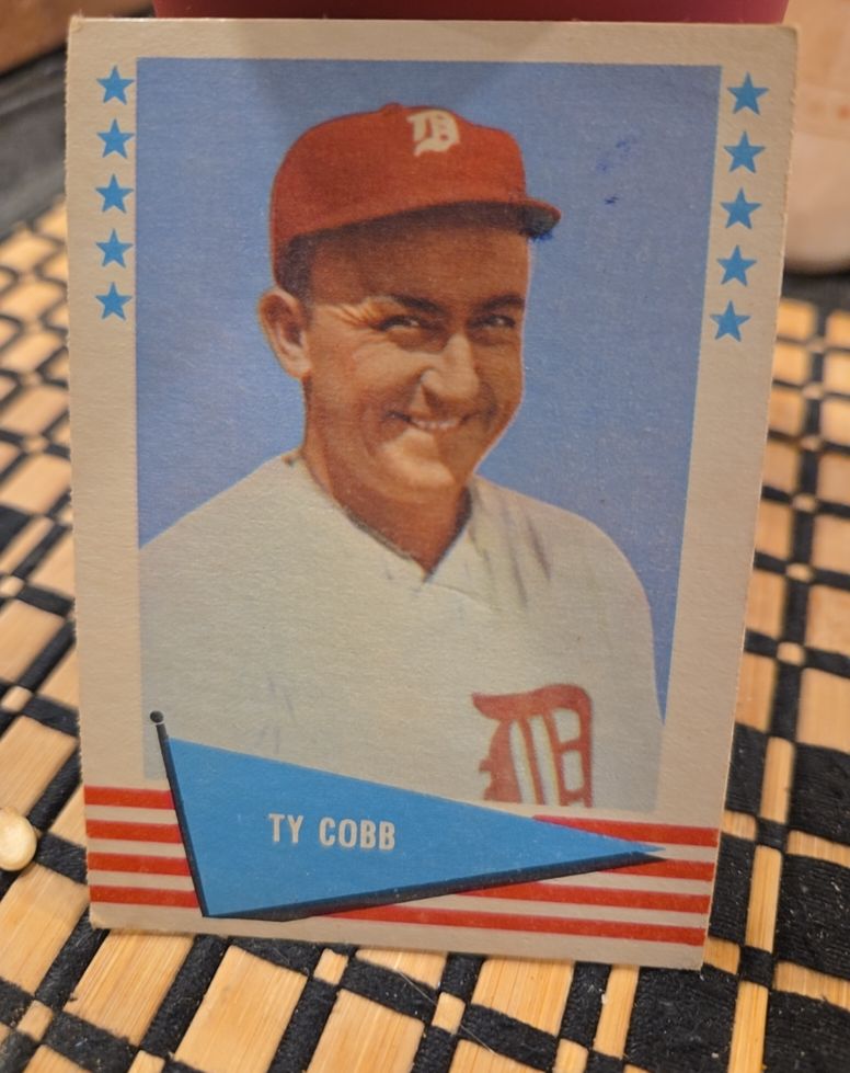 1961 Fleer #14 Ty Cobb — front