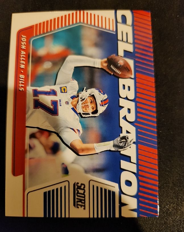 2025 Panini Score #C-JAL Josh Allen Celebration — front