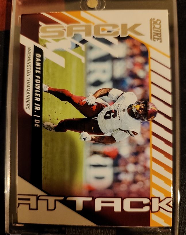 2023 Score Sack Attack Dante Fowler Jr. — front