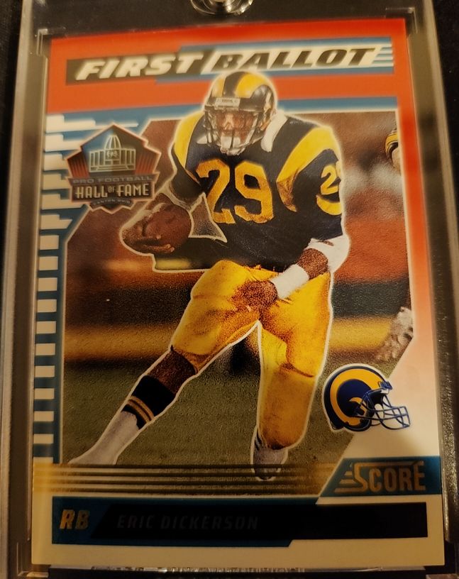 2025 Panini Score First Ballot #4 Eric Dickerson — front