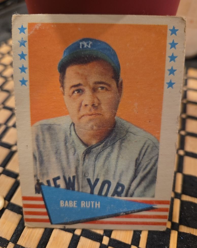 1961 Fleer #75 Babe Ruth — front