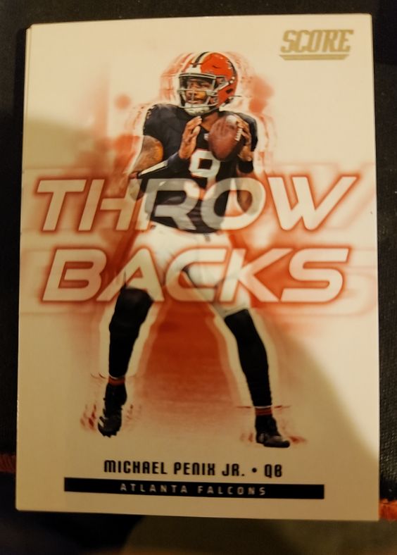 2025 Panini Score Throwbacks #13 Michael Penix Jr. — front