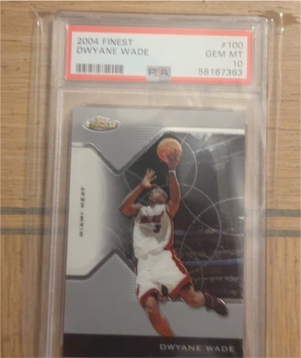 2004-05 Topps Finest #100 Dwyane Wade — front