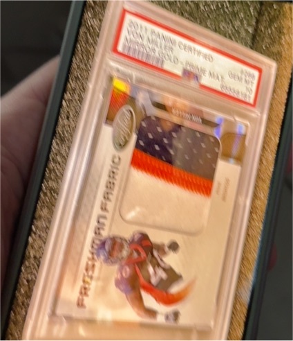 2011 Panini Certified #19 Von Miller Rookie Patch Autograph — front
