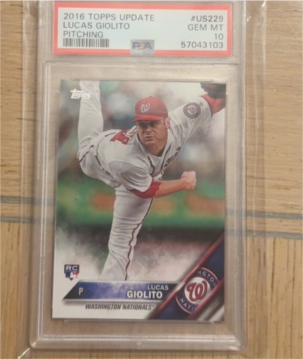 2016 Topps Update #US229 Lucas Giolito — front